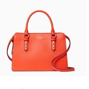 NWT Kate Spade New York MULBERRY STREET LISE SATCHEL. Tamarillo.